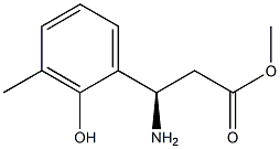 METHYL (3R)-3-AMINO-3-(2-HYDROXY-3-METHYLPHENYL)PROPANOATE Structure