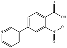 2-Nitro-4-(pyridin-3-yl)benzoic acid Structure