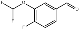 3-(Difluoromethoxy)-4-fluorobenzaldehyde 구조식 이미지