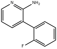 3-(2-FLUOROPHENYL)PYRIDIN-2-AMINE Structure