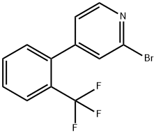 2-Bromo-4-(2-trifluoromethylphenyl)pyridine 구조식 이미지