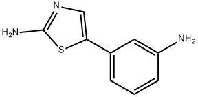 2-Amino-5-(3-aminophenyl)thiazole 구조식 이미지