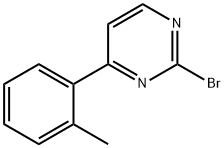2-Bromo-4-(2-tolyl)pyrimidine 구조식 이미지