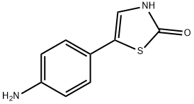 2-Hydroxy-5-(4-aminophenyl)thiazole Structure