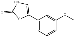 2-Hydroxy-5-(3-methoxyphenyl)thiazole Structure