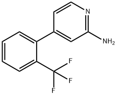 4-[2-(TRIFLUOROMETHYL)PHENYL]PYRIDIN-2-AMINE Structure