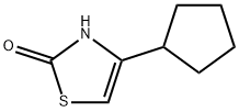 2-Hydroxy-4-(cyclopentyl)thiazole 구조식 이미지