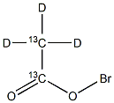 Bromoacetic  acid-13C2,d3 Structure