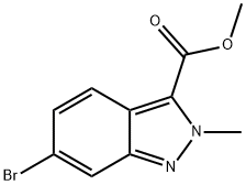 methyl 6-bromo-2-methyl-2H-indazole-3-carboxylate 구조식 이미지