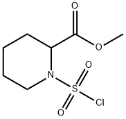 METHYL 1-(CHLOROSULFONYL)PIPERIDINE-2-CARBOXYLATE Structure