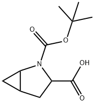 2-(tert-Butoxycarbonyl)-2-azabicyclo[3.1.0]hexane-3-carboxylic acid Structure