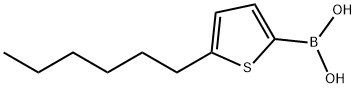 5-hexylthiophen-2-ylboronic acid 구조식 이미지