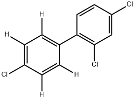 2,4,4'-Trichlorobiphenyl-2',3',5',6'-d4	 구조식 이미지