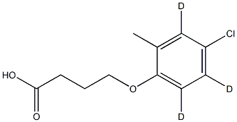 4-(4-Chloro-2-methylphenoxy-d 3)butyric Acid	 Structure