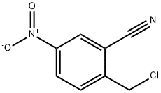 Benzonitrile, 2-(chloromethyl)-5-nitro- Structure