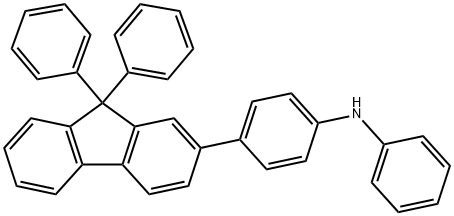 4-(9,9-diphenyl-9H-fluoren-2-yl)-N-phenylaniline 구조식 이미지