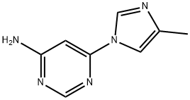 4-Amino-6-(4-methylimidazol-1-yl)pyrimidine Structure