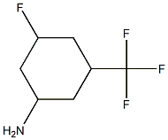3-fluoro-5-(trifluoromethyl)cyclohexan-1-amine Structure