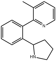 2-(2-(pyrrolidin-2-yl)phenyl)-3-methylpyridine Structure