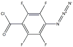 Benzoyl chloride, 4-azido-2,3,5,6-tetrafluoro- 구조식 이미지