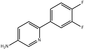 3-AMINO-6-(3,4-DIFLUOROPHENYL)PYRIDINE Structure