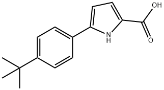 5-(4-(tert-butyl)phenyl)-1H-pyrrole-2-carboxylicacid 구조식 이미지