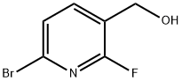 (6-bromo-2-fluoropyridin-3-yl)methanol 구조식 이미지