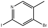 4-BROMO-2-IODO-5-METHYLPYRIDINE 구조식 이미지