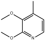 2,3-dimethoxy-4-methylpyridine 구조식 이미지