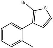 2-Bromo-3-(2-tolyl)thiophene Structure