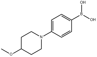 4-(4-Methoxypiperidin-1-yl)phenylboronic acid Structure