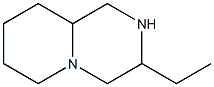 3-ethyloctahydro-2H-pyrido[1,2-a]pyrazine Structure