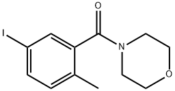 4-[(5-Iodo-2-methylphenyl)carbonyl]morpholine 구조식 이미지