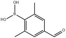 4-Formyl-2,6-dimethylphenylboronic acid Structure