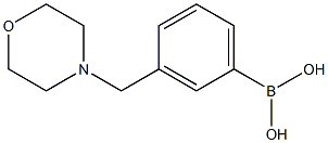 (3-(Morpholinomethyl)phenyl)boronic acid Structure