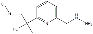 2-(6-(Hydrazinylmethyl)pyridin-2-yl)propan-2-ol hydrochloride Structure