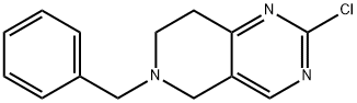 6-benzyl-2-chloro-5,6,7,8-tetrahydropyrido[4,3-d]pyrimidine Structure