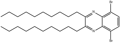 5,8-dibromo-2,3-di-n-decylquinoxaline Structure