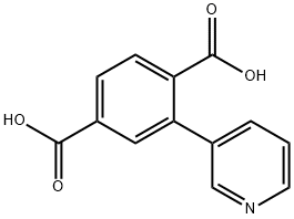 2-(pyridin-3-yl)terephthalic acid 구조식 이미지