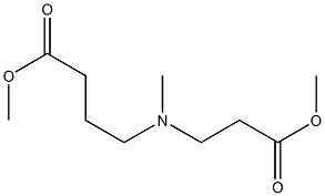 methyl 4-((3-methoxy-3-oxopropyl)(methyl)amino)butanoate 구조식 이미지