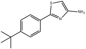 4-Amino-2-(4-tert-butylphenyl)thiazole 구조식 이미지