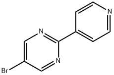5-Bromo-2-(4-pyridyl)pyrimidine 구조식 이미지