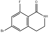 6-Bromo-8-fluoro-3,4-dihydroisoquinolin-1(2H)-one Structure
