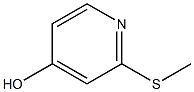 2-(methylsulfanyl)pyridin-4-ol 구조식 이미지