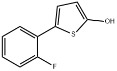 2-Hydroxy-5-(2-fluorophenyl)thiophene 구조식 이미지