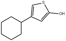 2-Hydroxy-4-(cyclohexyl)thiophene 구조식 이미지