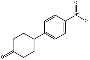 4-(4-Nitrophenyl)cyclohexanone 구조식 이미지