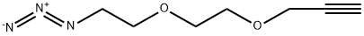 3-(2-(2-Azidoethoxy)ethoxy)prop-1-yne Structure