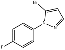 5-bromo-1-(4-fluorophenyl)-1H-pyrazole Structure