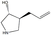 (3R,4S)-4-allylpyrrolidin-3-ol Structure